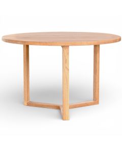 Maison pyöreä tammipöytä 140 cm, massiivitammea