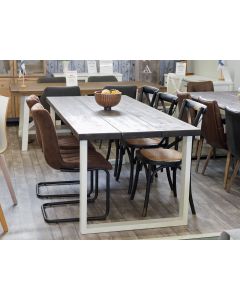 Anttiina Maradona-ruokapöytä 190cm, savu