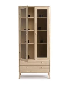 Matinea vitriini 79cm, lakattu koivu