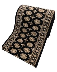 Musta Bochara käytävämatto 80 cm