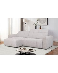 Milano divaanisohva mekanismilla vaaleanharmaa