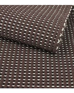 Hanna Korvela Duetto2 matto, ruskea/valk 140x200cm