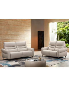 Modena sohvakalusto 3+2, taupe nahka