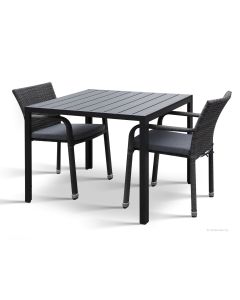 Moonlight terassipöytä Apollo tuoleilla, eri värejä