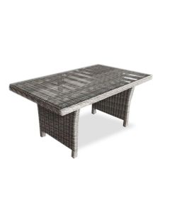 Mykonos polyrottinkipöytä 138x79 cm