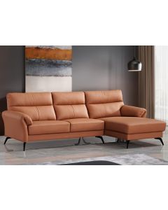 Napoli divaanisohva, ruskea nahka