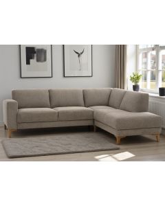 Neiser Rotterdam avokulmasohva, vaalean harmaa