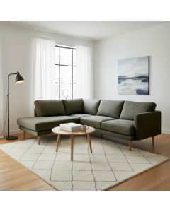 Neiser Toscana avokulmasohva, vihreä