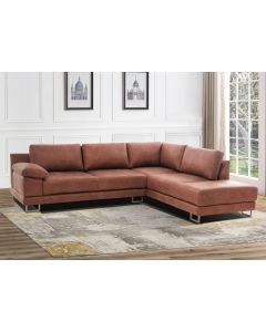 Neiser Nemo avokulmasohva, konjakin ruskea