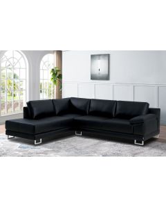 Neiser Nemo avokulmasohva, musta