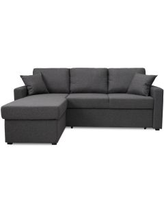 Nico divaanivuodesohva, tummanharmaa