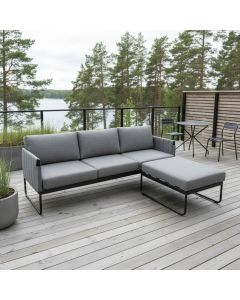 Niva divaanisohva ulkokäyttöön harmaa