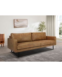 Nordic Copenhagen XL 3-ist nahkasohva 216cm, konjakki