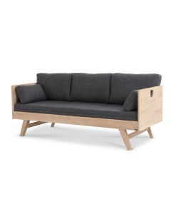 Notte vuodesohva käsinojilla, koivu