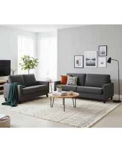 Unico Oliver 3+2 sohvakalusto, tummanharmaa