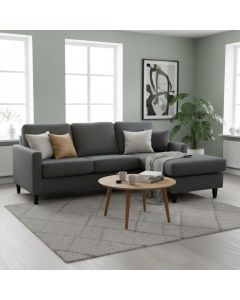 Unico Oliver divaanisohva, tummanharmaa