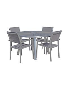 Panama terassiryhmä pyöreä, Lindos tuoleilla