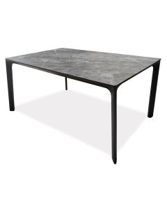 Parma pöytä 90x160cm antrasiitti, ulkokäyttöön
