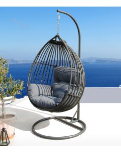 Pattaya riipputuoli + teline, tummaharmaa