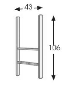 Unipuu pikkuparvitikkaat 106 cm