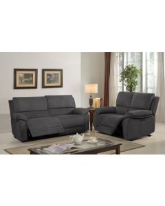 Portland 3+2 sähkörecliner sohvakalusto, harmaa