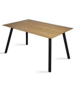 Pouta ruokapöytä 90x140, ruskea-musta