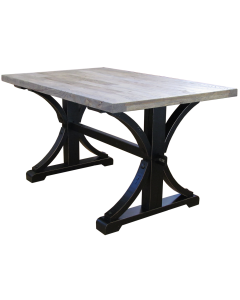 Provence Vintage ruokapöytä 198x100, musta