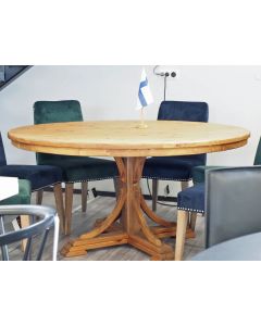 Anttiina Pyöreä ruokailupöytä 150 cm, Hunaja