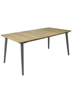 Reims ruokapöytä ulos 180x90 cm puukannella