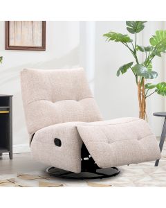 Rock pyörivä nojatuoli mekanismilla, beige