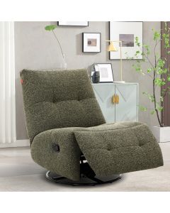 Rock pyörivä nojatuoli mekanismilla, vihreä
