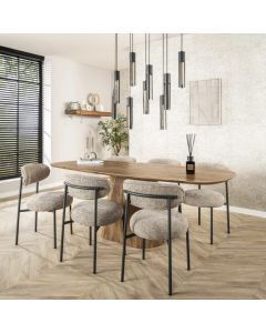 Amsterdam Wave Centro ruokapöytä 215x105cm