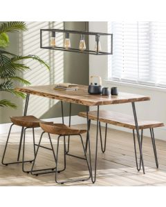 Amsterdam Edge ruokapöytä 130x70cm