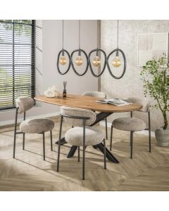 Amsterdam Cliff ruokapöytä 180cm, mangopuu