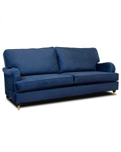 Howard samettisohva 3-istuttava, eri värejä