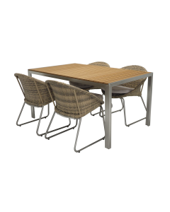 San marino pöytä + Nizza polyrottinkituolia