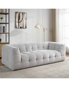 Soho 3-ist sohva vaaleanharmaa