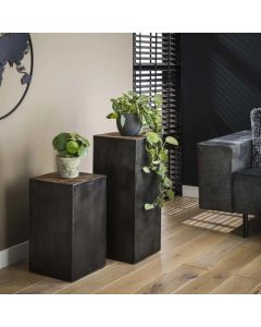 Amsterdam Raft kukkajalusta korkea, kovapuu