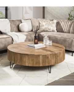 Amsterdam Wave sohvapöytä 120cm, mangopuu