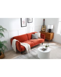 Marlene 3-ist vuodesohva, oranssi