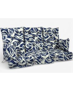 Stockholm keinun pehmusteet 165 cm, sininen kuvio