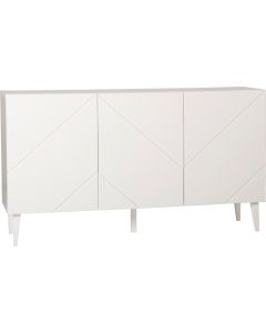 Hiipakka Vilja senkki 150cm umpiovilla, valkoinen