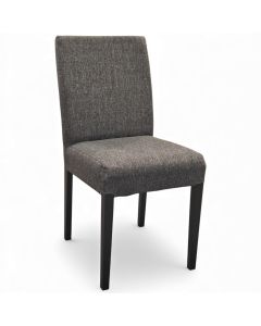 Tähkä verhoiltu ruokapöydän tuoli, tummanharmaa