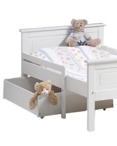 Talvitie lelulaatikko lasten sänkyyn