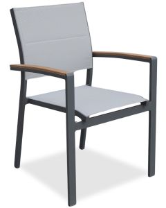 Tango terassituoli, harmaa