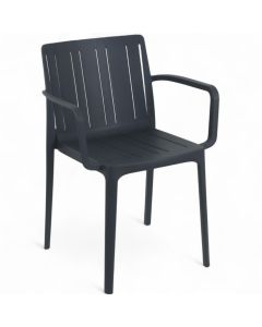 Tiffany terassituoli, tummanharmaa