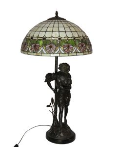 Patsasvalaisin tiffanyvarjostimella, eri vaihtoehtoja