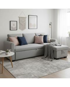 Topi divaanivuodesohva vaaleanharmaa