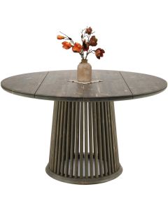 Elina pyöreä ruokapöytä 130cm, harmaa