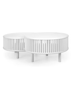 Tyyni sarjapöytä rima, valkoinen